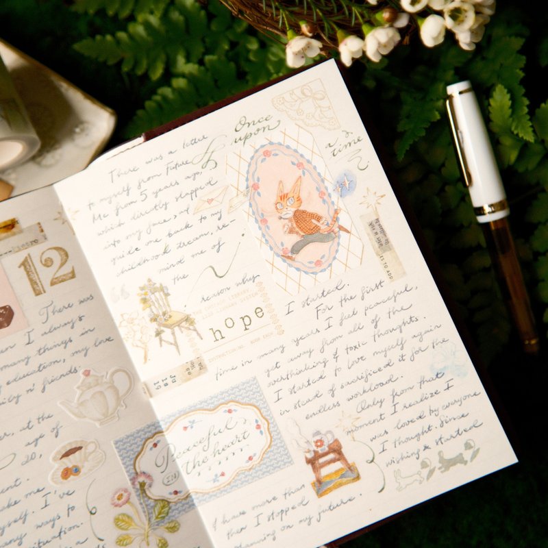 TeaYou - Planner Sticker - The Wandering Garden (Book)