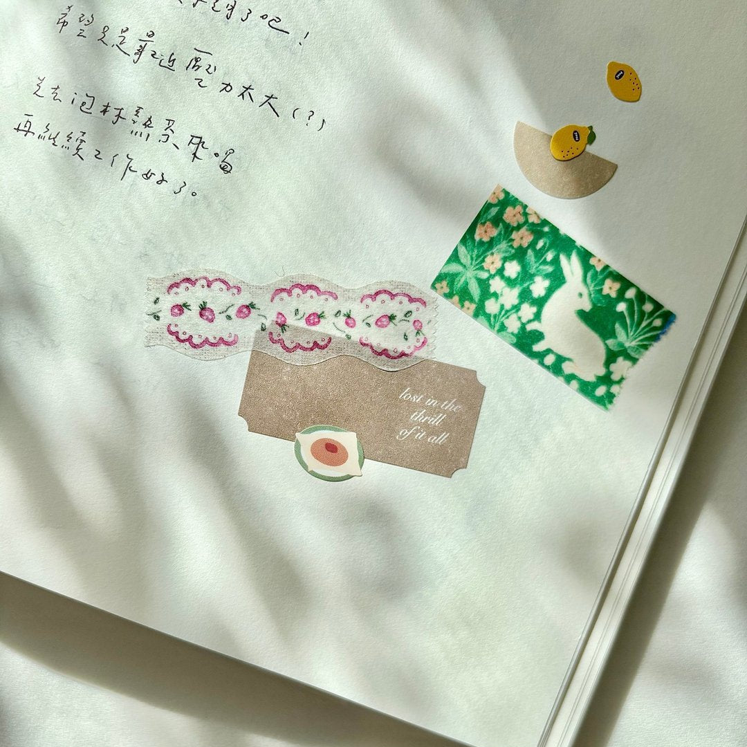 Pion - Washi Tape - Strawberry (Shaped)