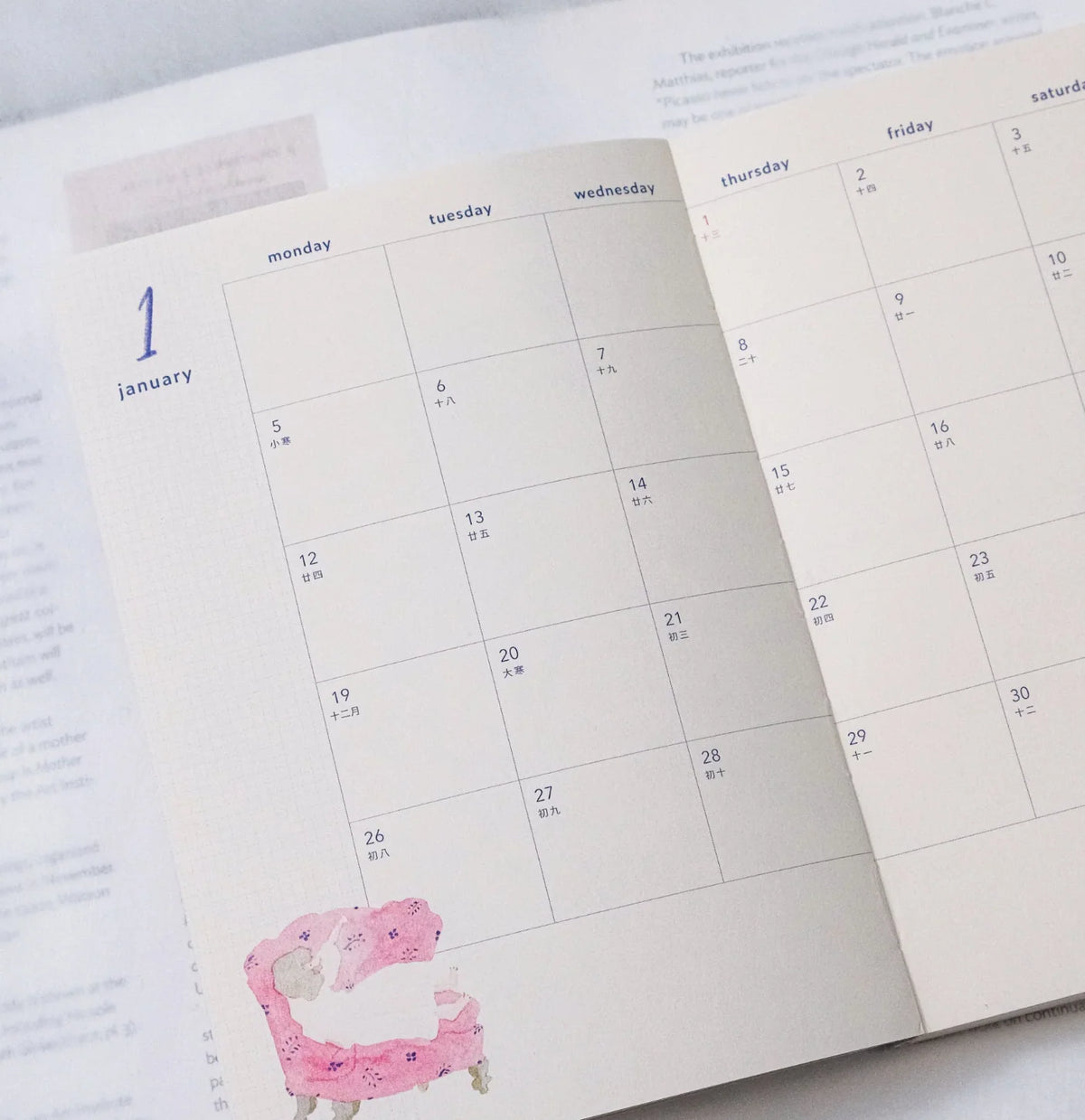 Dodolulu - 2026 Planner - Weekly & Monthly (B6)