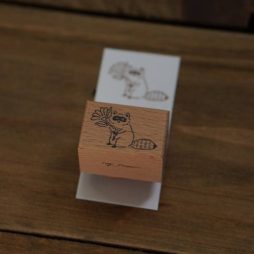 Ivy Snow - Stamp - Raccoon