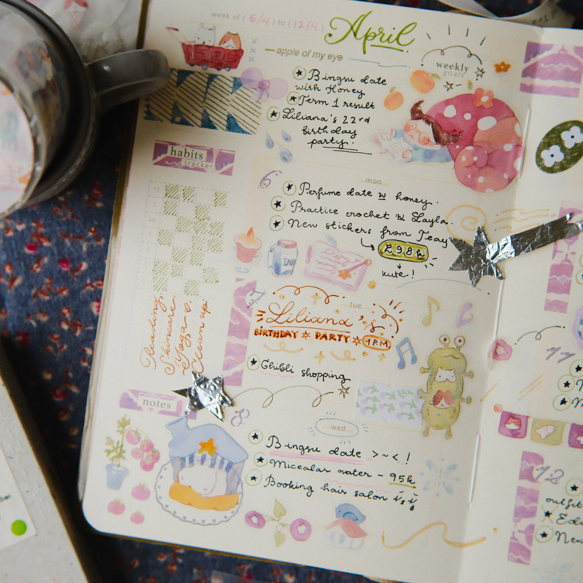 TeaYou - Tape - PET - Reading Sleeping (Book)