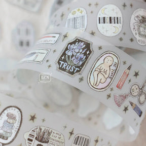 LCN Design Studio - Washi Tape - Sticker Club Stationery (PET)