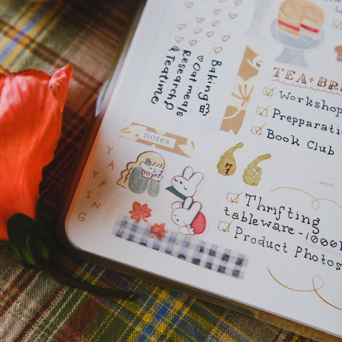 TeaYou - Planner Sticker - Seasonal Tea Party Vol. 2 (Book)
