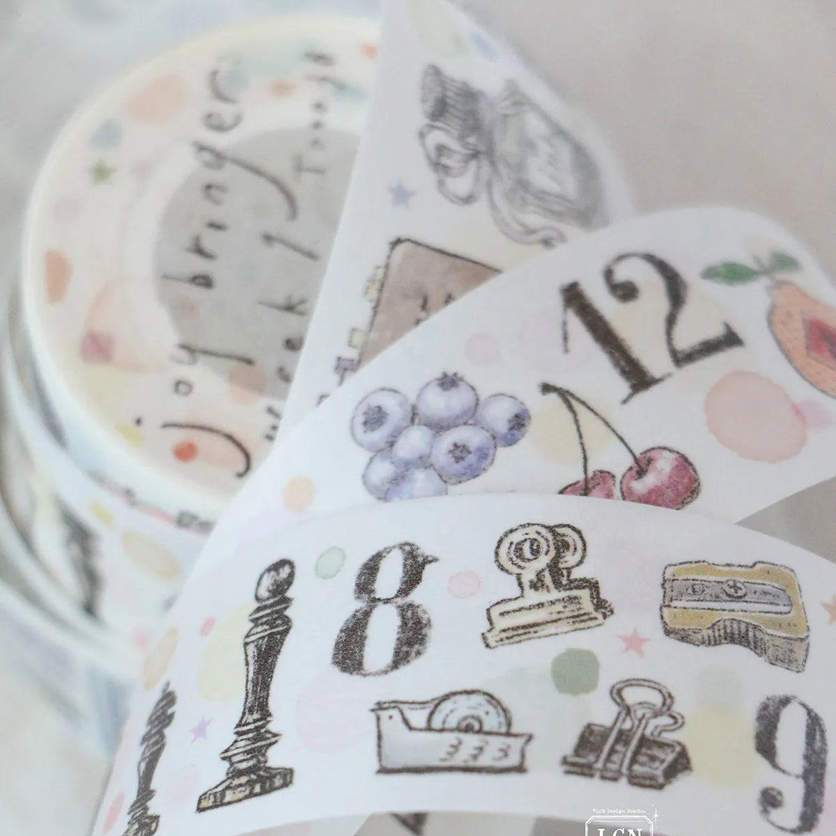 LCN Design Studio - Washi Tape - Joy Bringer Week 1