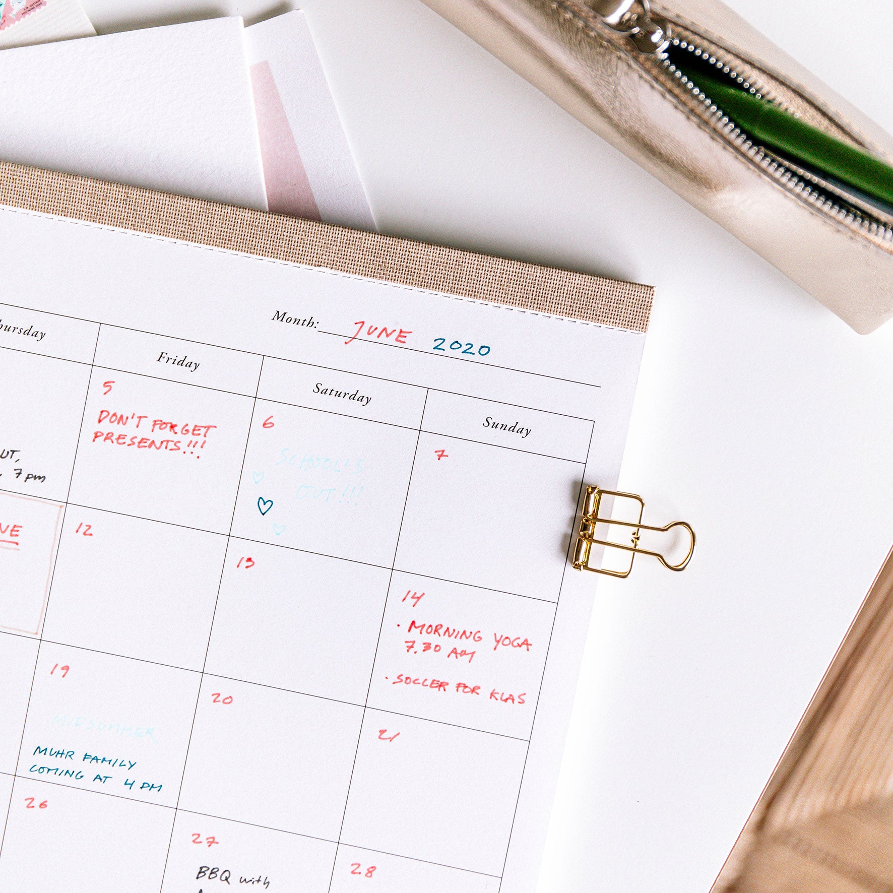 Bookbinders Design - Planner - Monthly - Sun Yellow <Outgoing>