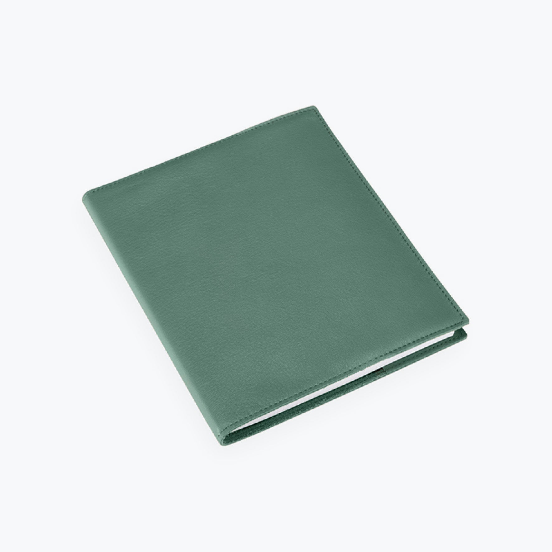 Bookbinders Design - Notebook - Leather - Regular - Dusty Green