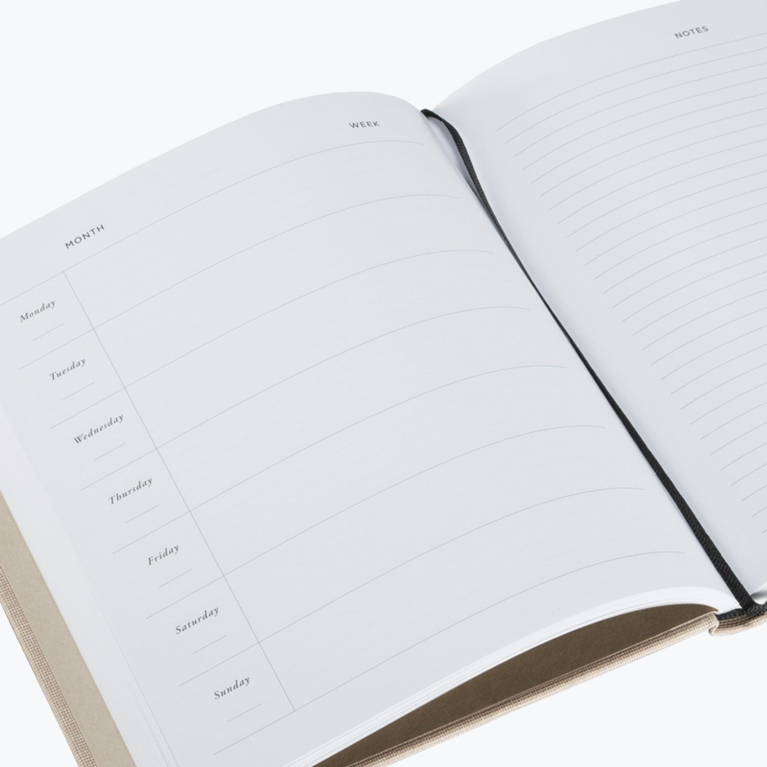 Bookbinders Design - Planner - Weekly - Sandbrown
