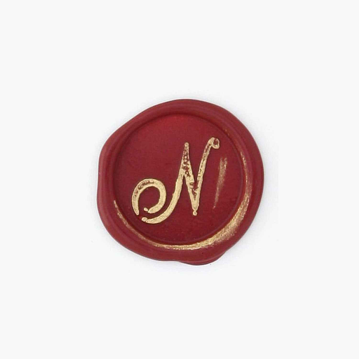 Bortoletti - Bronze Initial Letter - Cursive - N