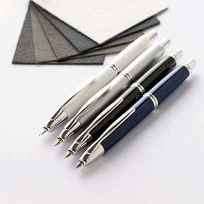 Pilot - Fountain Pen - Capless - Black (Silver Trim)