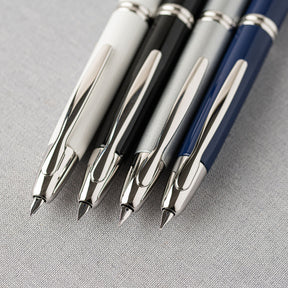 Pilot - Fountain Pen - Capless - Black (Silver Trim)