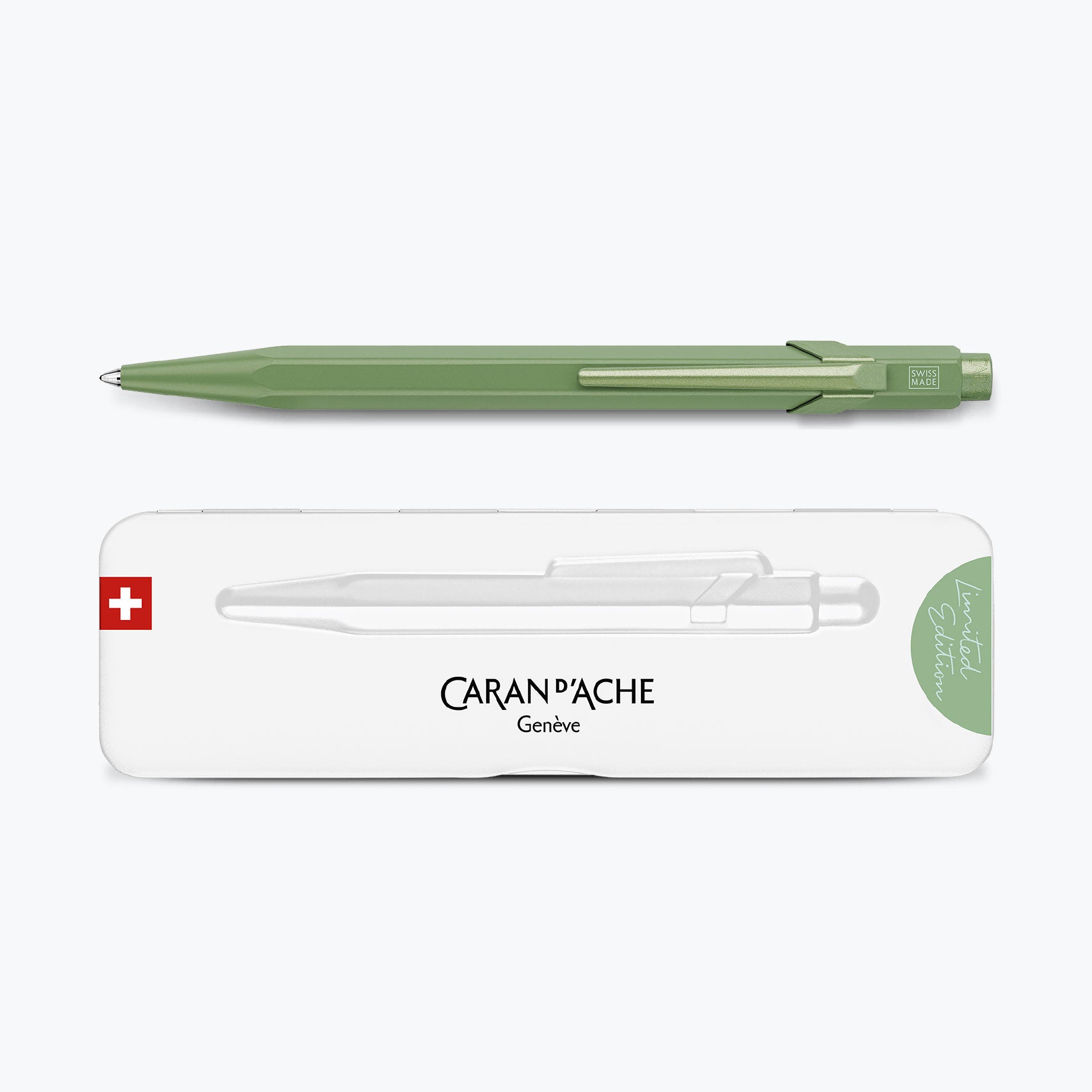 Caran d'Ache - Ballpoint Pen - 849 Claim Your Style 4 - Clay Green