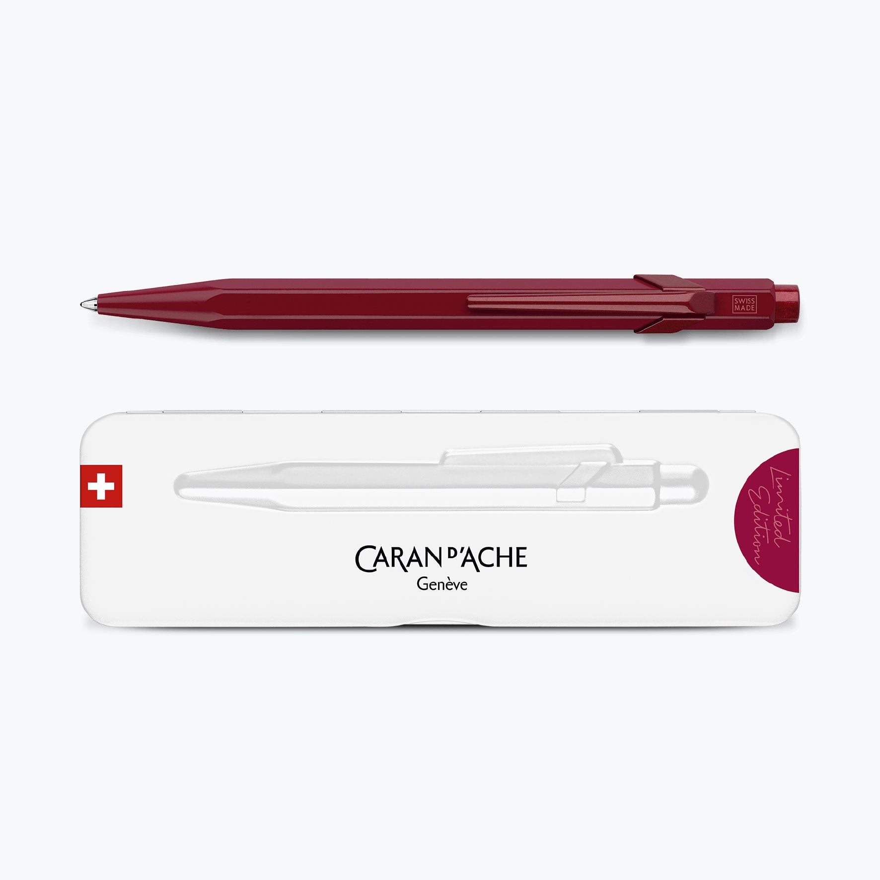 Caran d'Ache - Ballpoint Pen - 849 Claim Your Style 4 - Garnet Red <Outgoing>