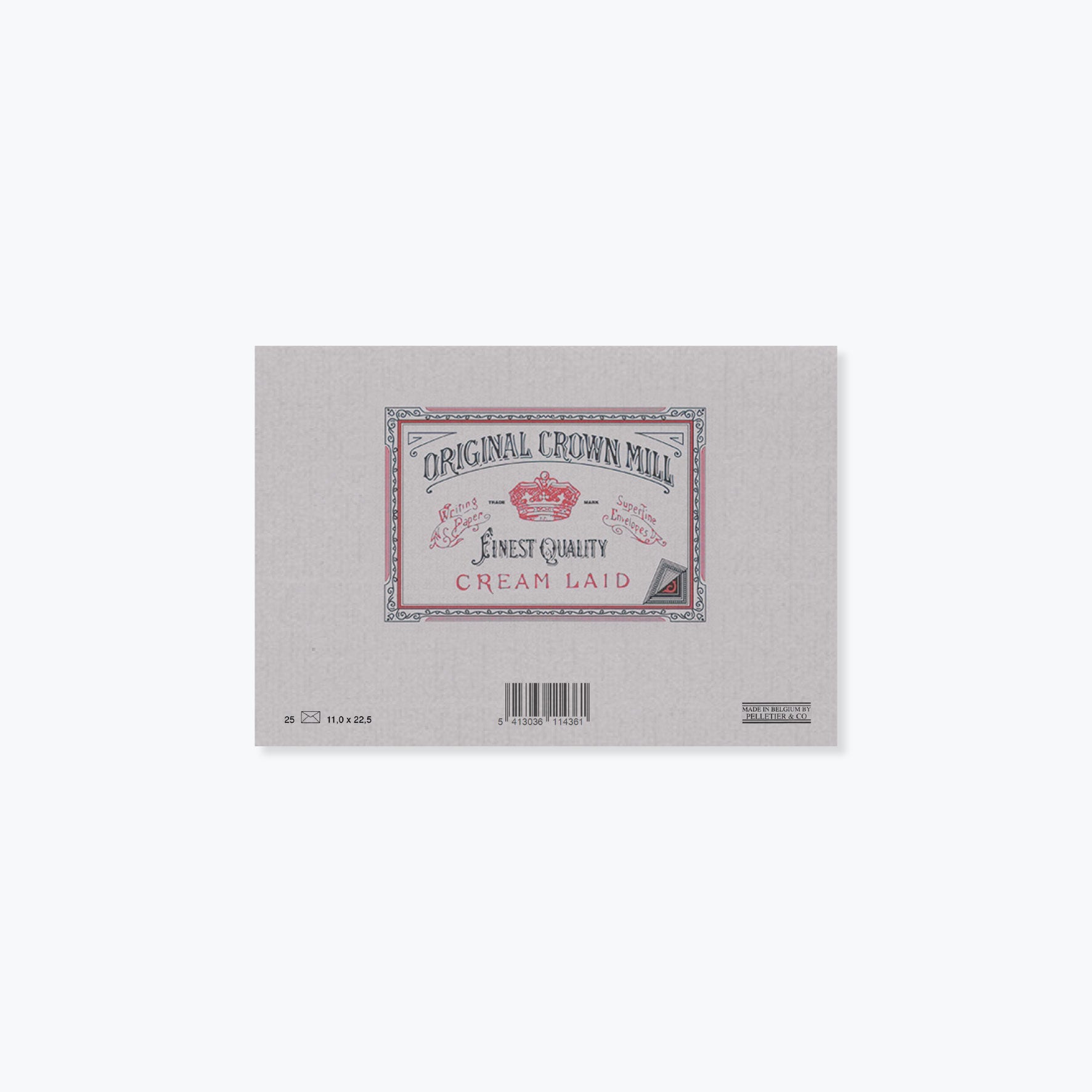 Crown Mill - Envelopes - Lined - C6  - Grey