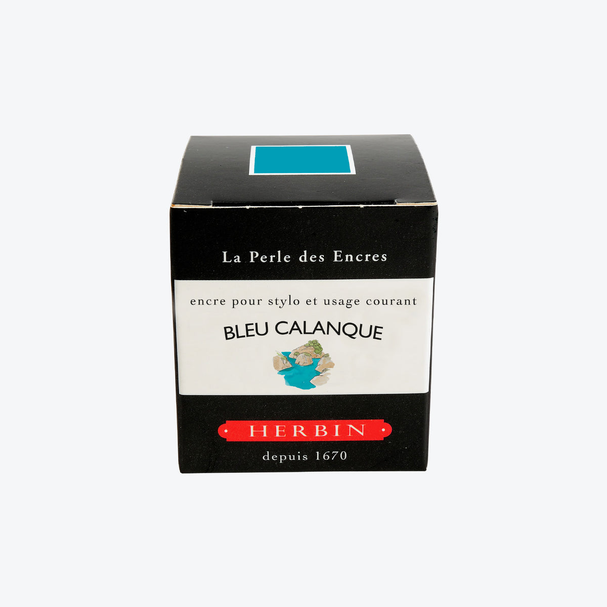 Herbin - Fountain Pen Ink - 30ml - Bleu Calanque