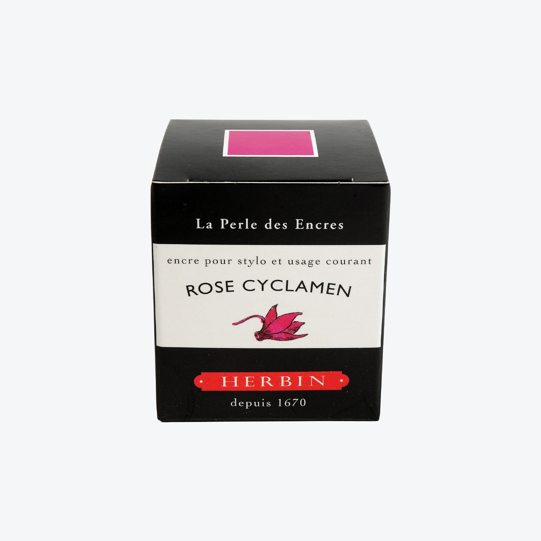 Herbin - Fountain Pen Ink - 30ml - Rose Cyclamen