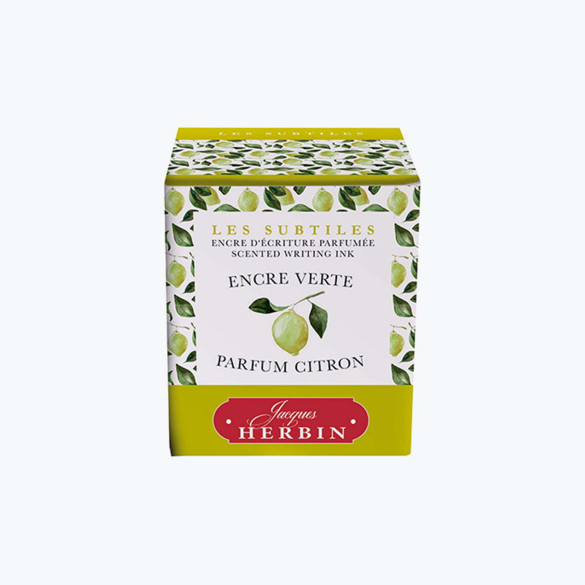 Herbin - Fountain Pen Ink - Scented - 30ml - Verte (Parfum Citron)