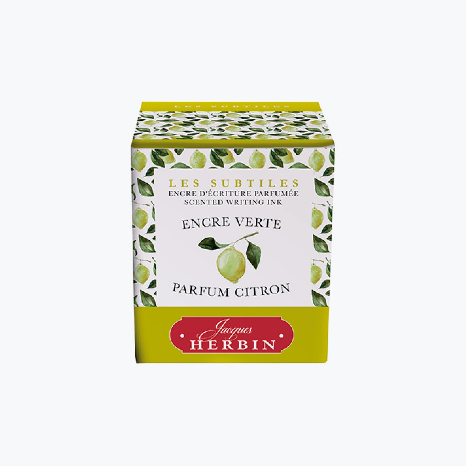 Herbin - Fountain Pen Ink - Scented - 30ml - Verte (Parfum Citron)