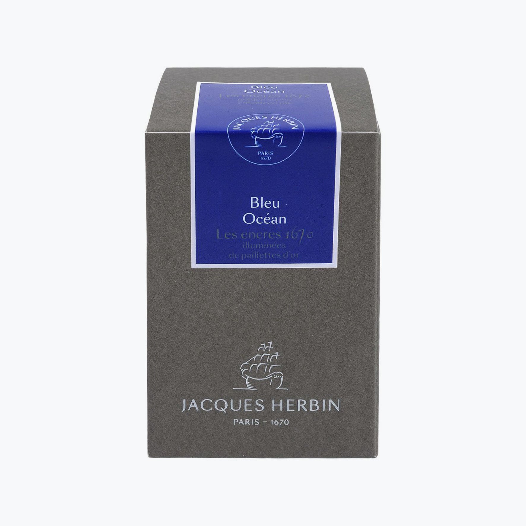 J. Herbin - Fountain Pen Ink - 1670 - Bleu Océan (Blue Ocean)