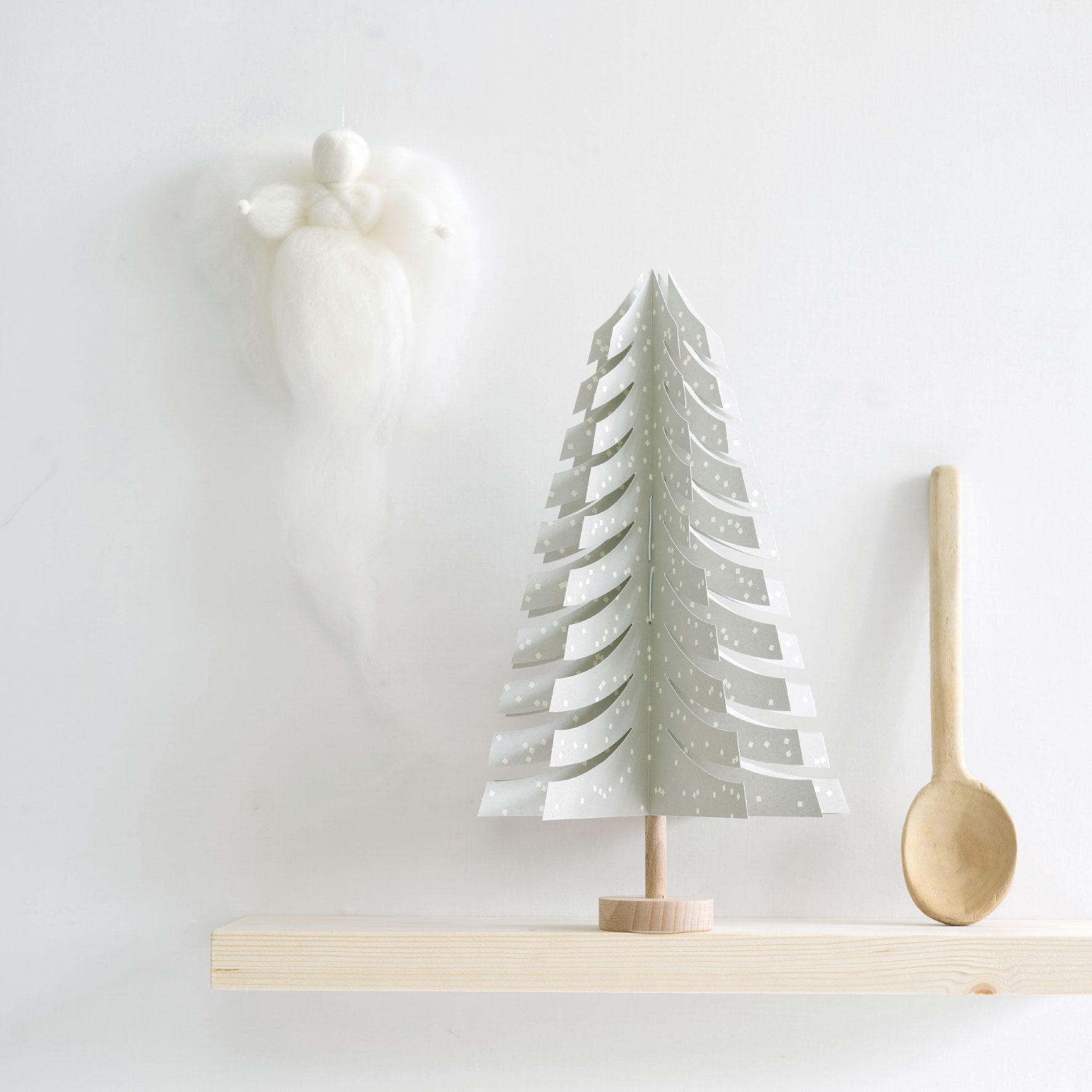 Jurianne Matter - Ornament - Tree - Fir - Light Grey