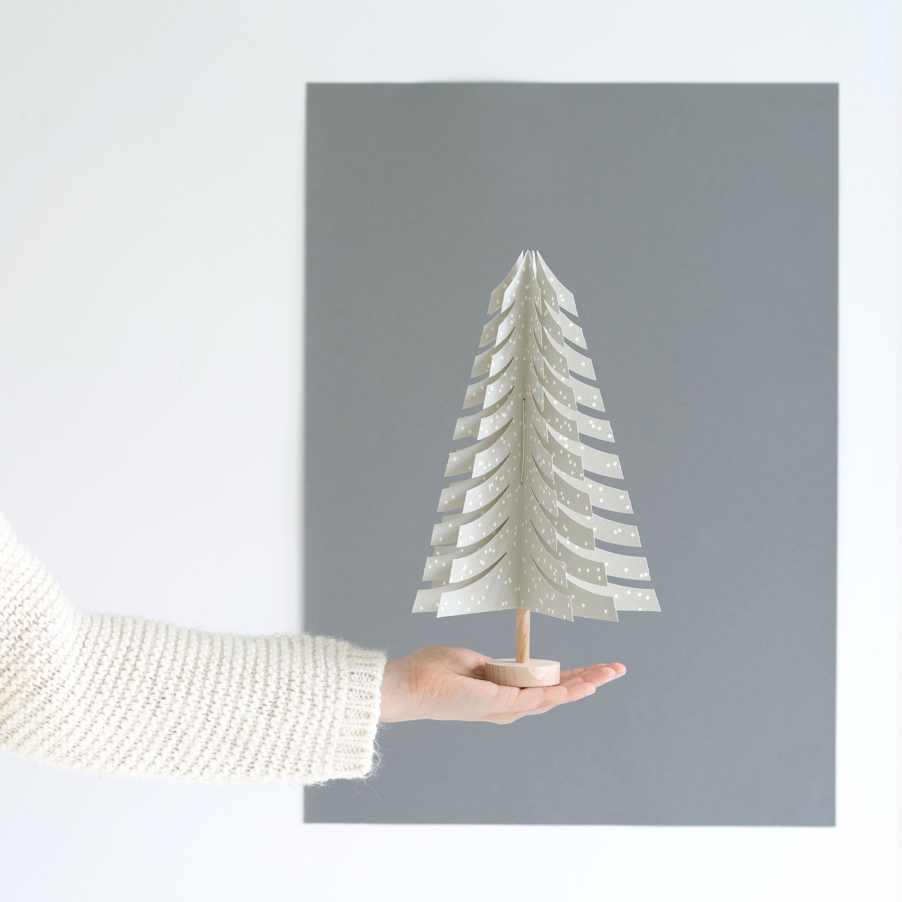 Jurianne Matter - Ornament - Tree - Fir - Light Grey