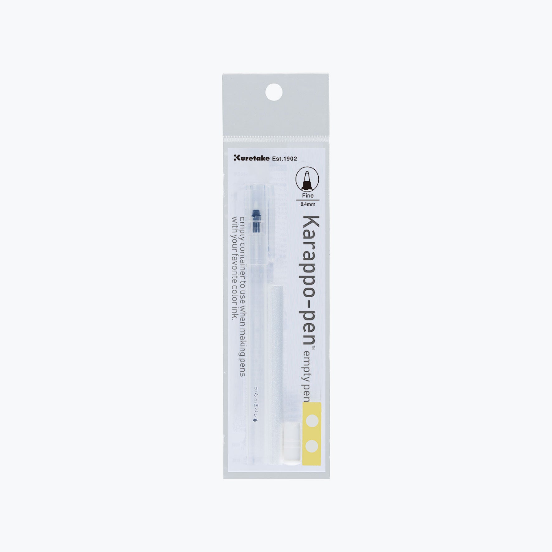 Kuretake - Karappo-Pen (Empty Pen) - Fine (0.4mm) <Outgoing>