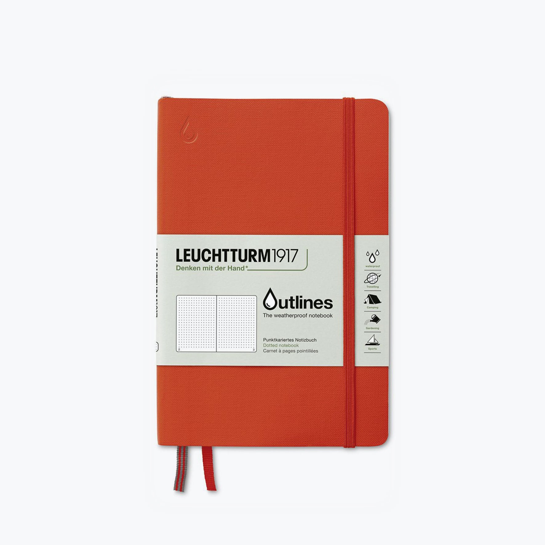 Leuchtturm1917 - Notebook - B6+ - Outlines - Signal Orange