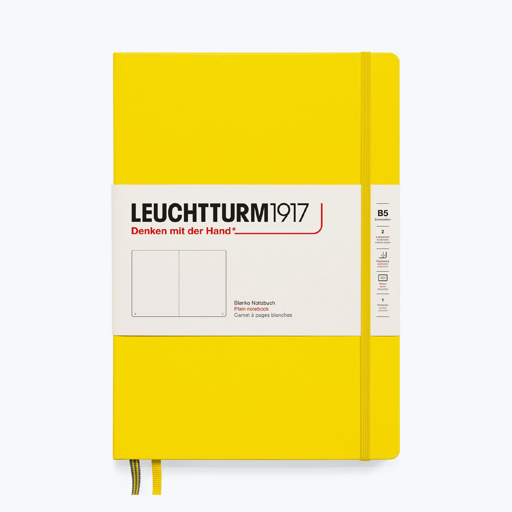 Leuchtturm1917 - Notebook - Hardcover - B5 - Lemon <Outgoing>