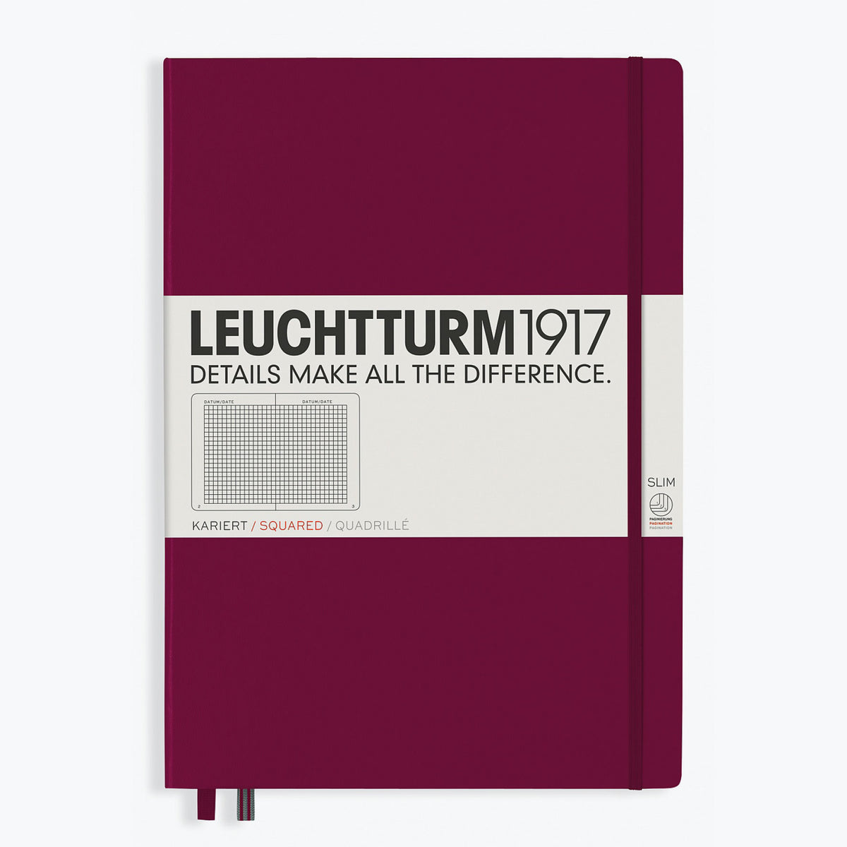 Leuchtturm1917 - Notebook - A4+ - Slim - Port Red <Outgoing>