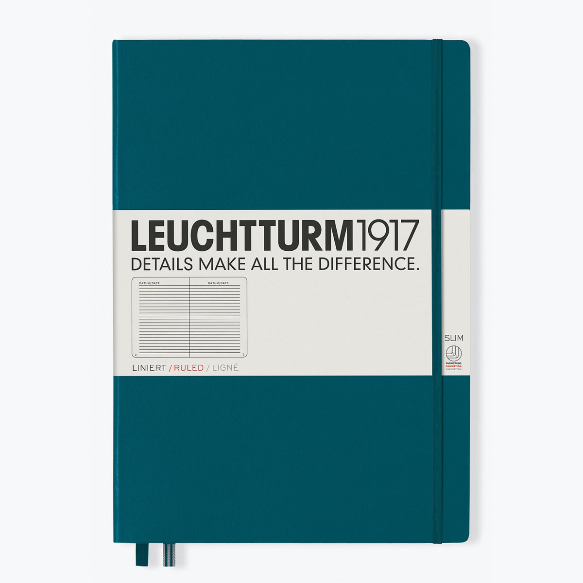 Leuchtturm1917 - Notebook - A4+ - Slim - Pacific Green <Outgoing>