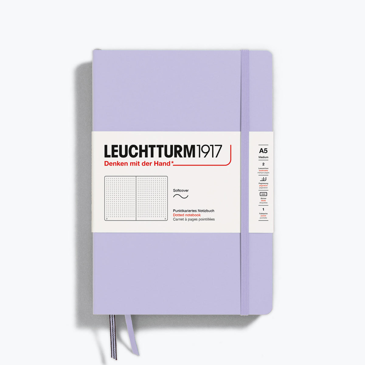 Leuchtturm1917 - Notebook - Softcover - A5 - Lilac