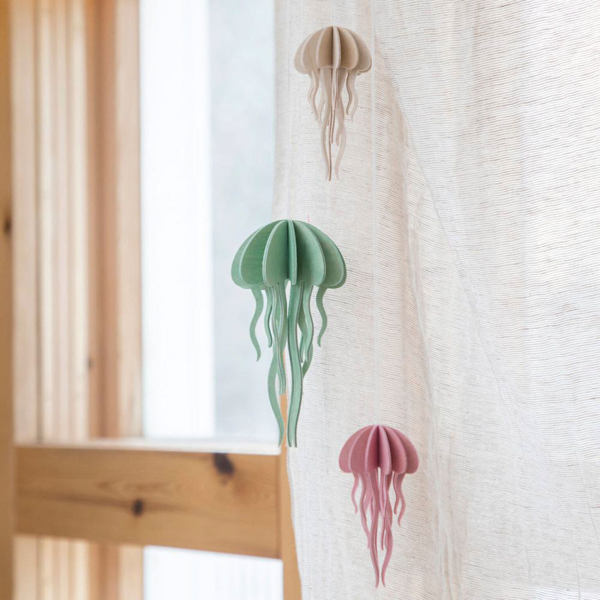 Lovi - Ornament - Jellyfish - 8cm - Light Pink