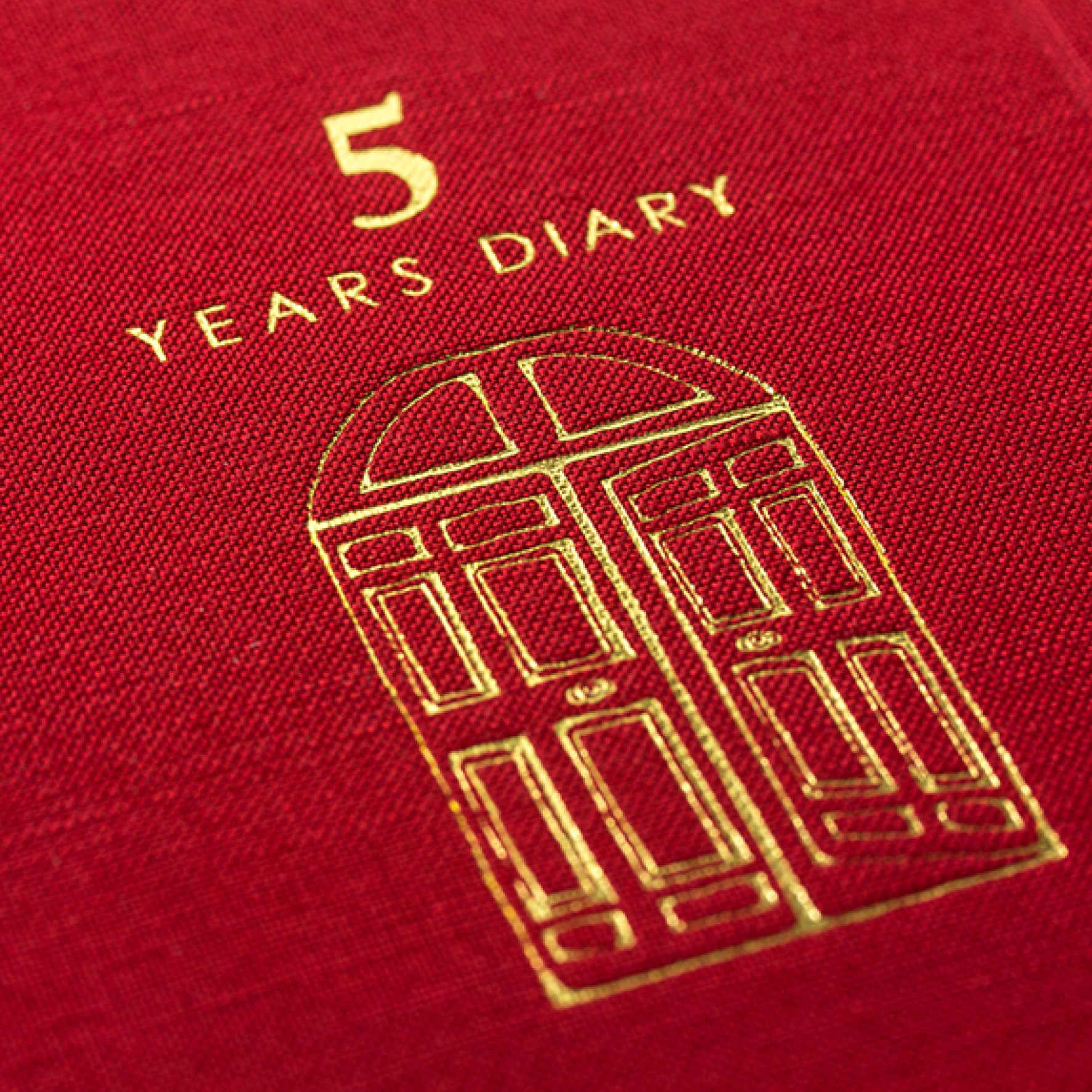 Midori - Daily Journal - 5 Years - Red