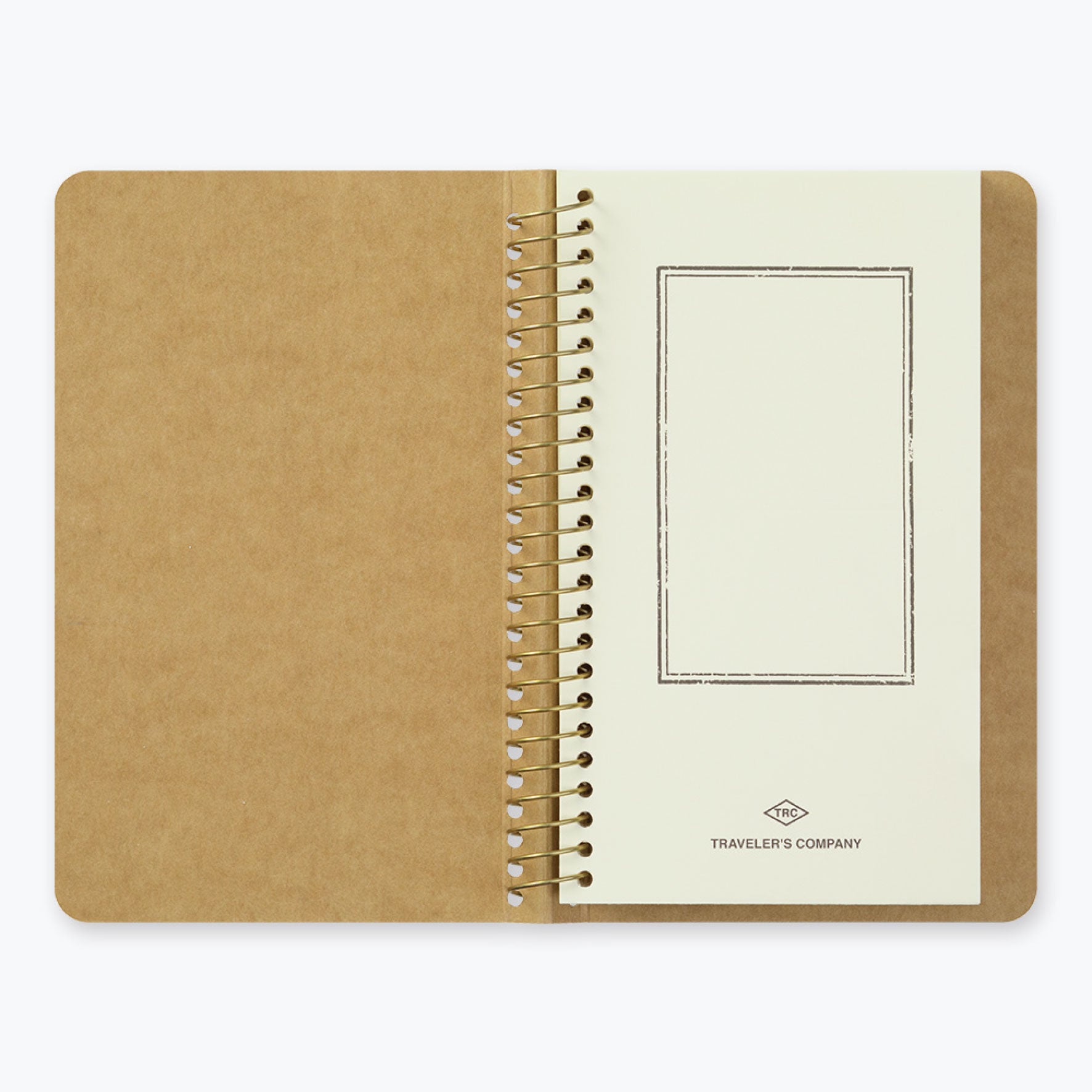 Midori - Notebook - Spiral Ring - A6 Slim - Paper Pocket