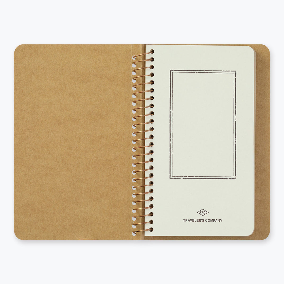 Midori - Notebook - Spiral Ring - A6 Slim - DW Kraft Paper