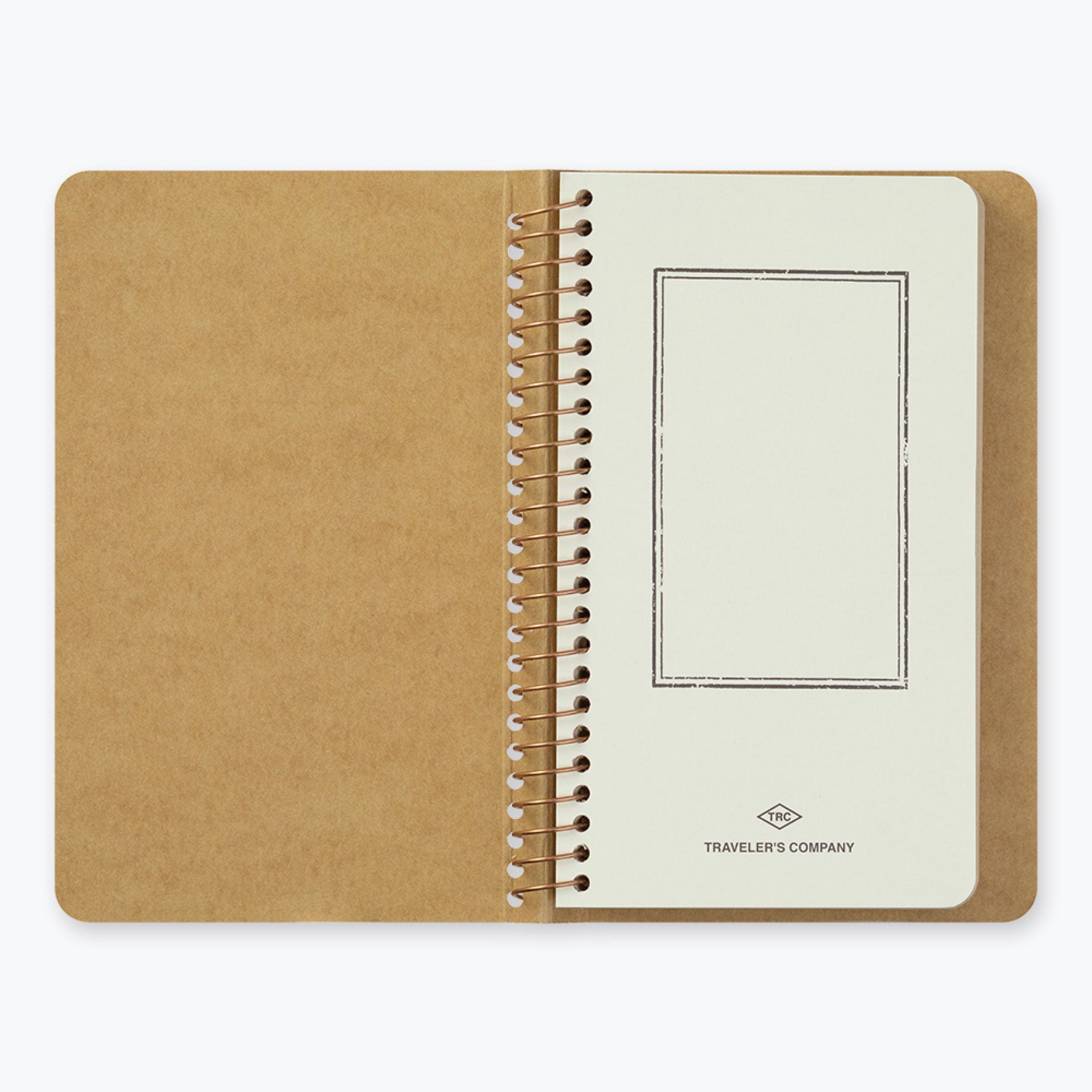 Midori - Notebook - Spiral Ring - A6 Slim - DW Kraft Paper