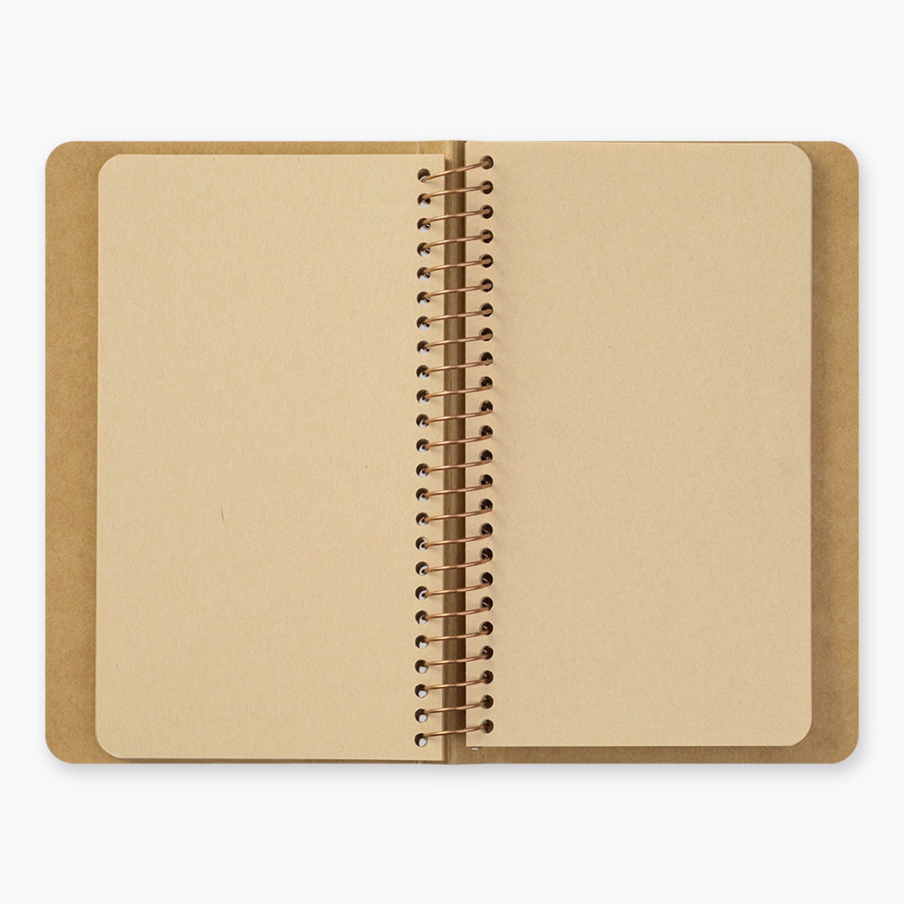 Midori - Notebook - Spiral Ring - A6 Slim - DW Kraft Paper