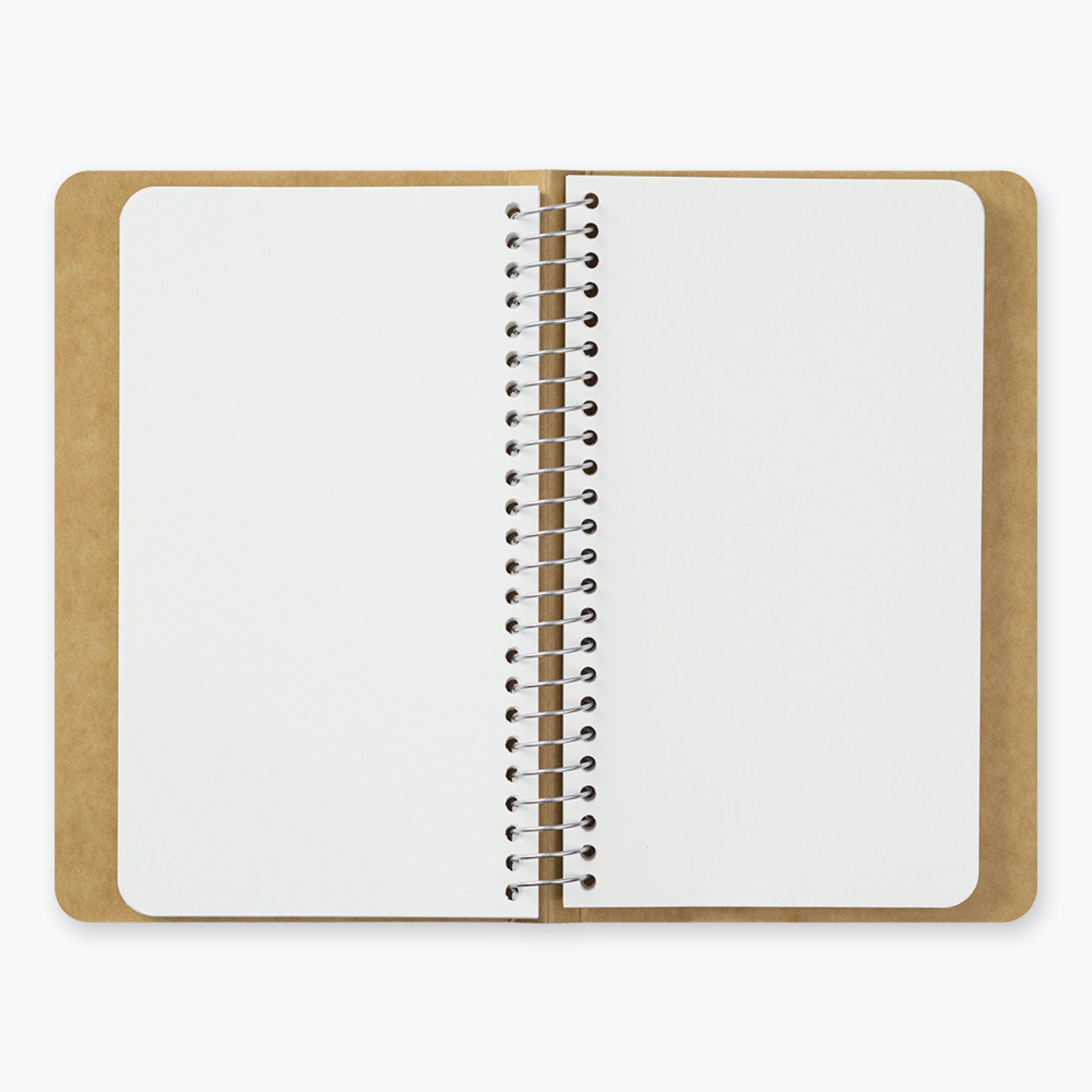 Midori - Notebook - Spiral Ring - A6 Slim - MD Paper White