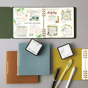 Midori - Notebook - Stamp Series - Green