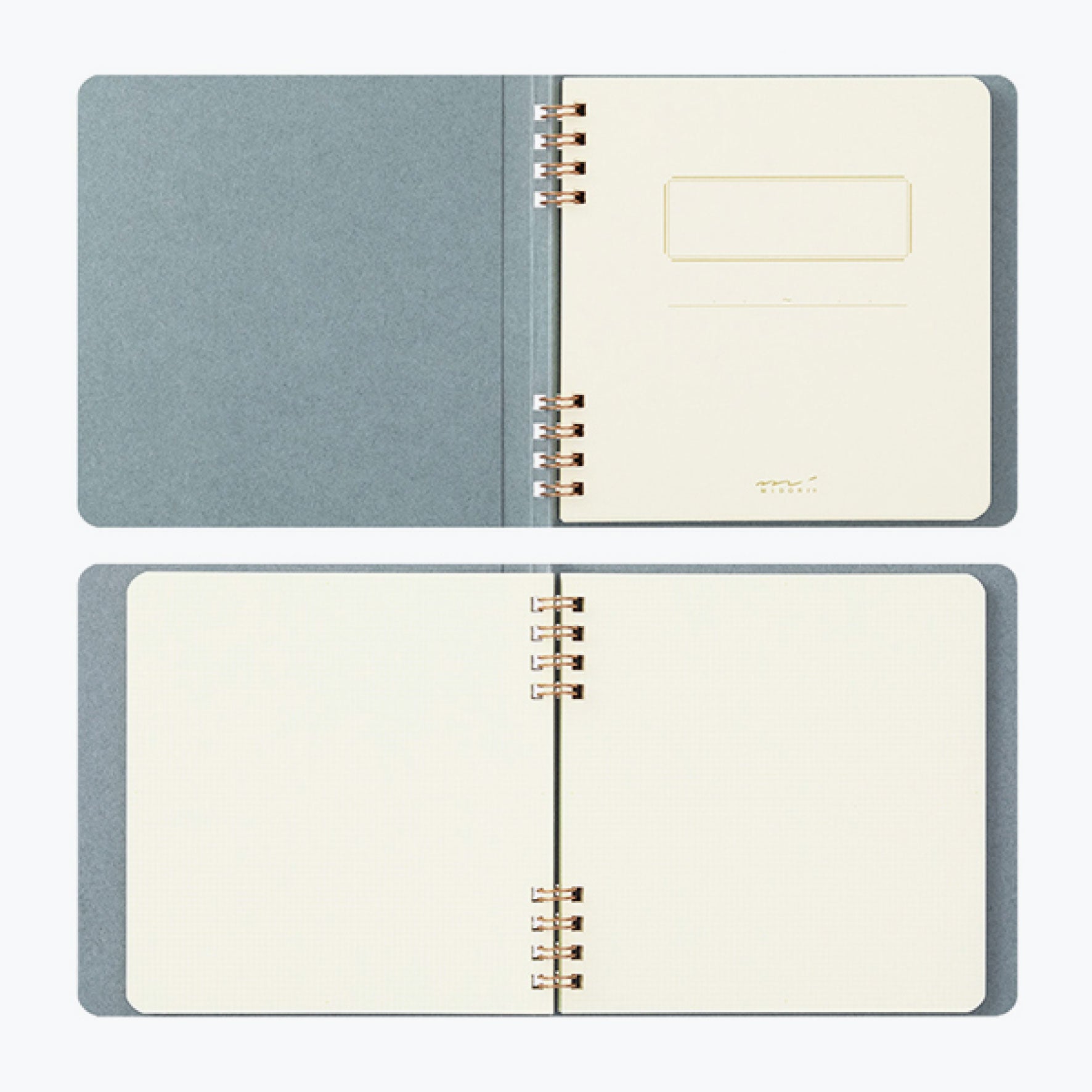 Midori - Notebook - Stamp Series - Blue