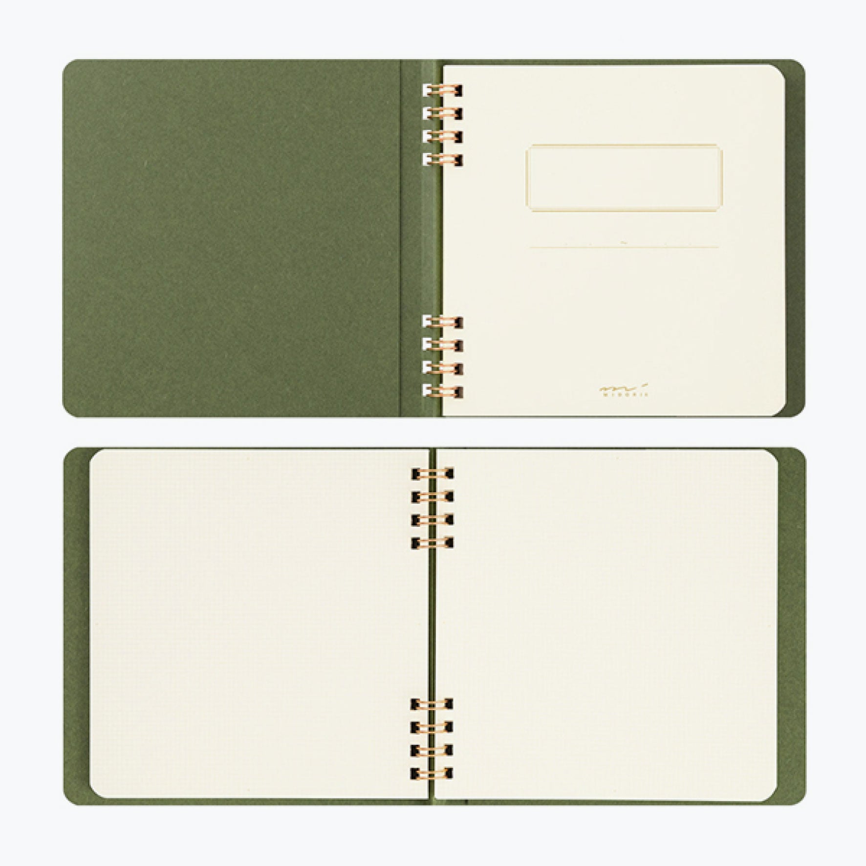 Midori - Notebook - Stamp Series - Green