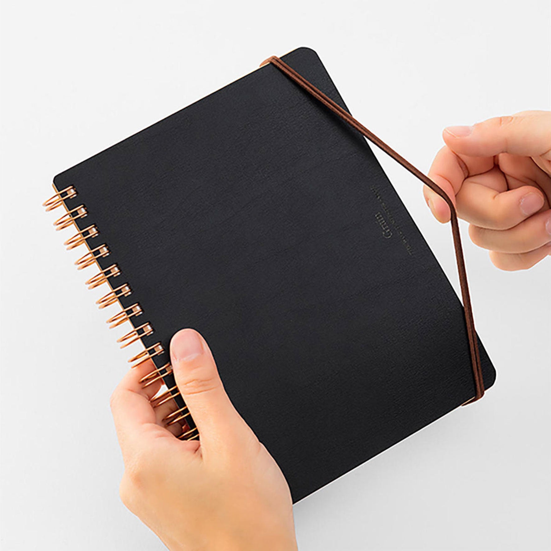 Midori - Notebook - Wire-O - B6 - Black