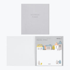 Midori - Notepad - Sticky Notes - Die-Cut - Town