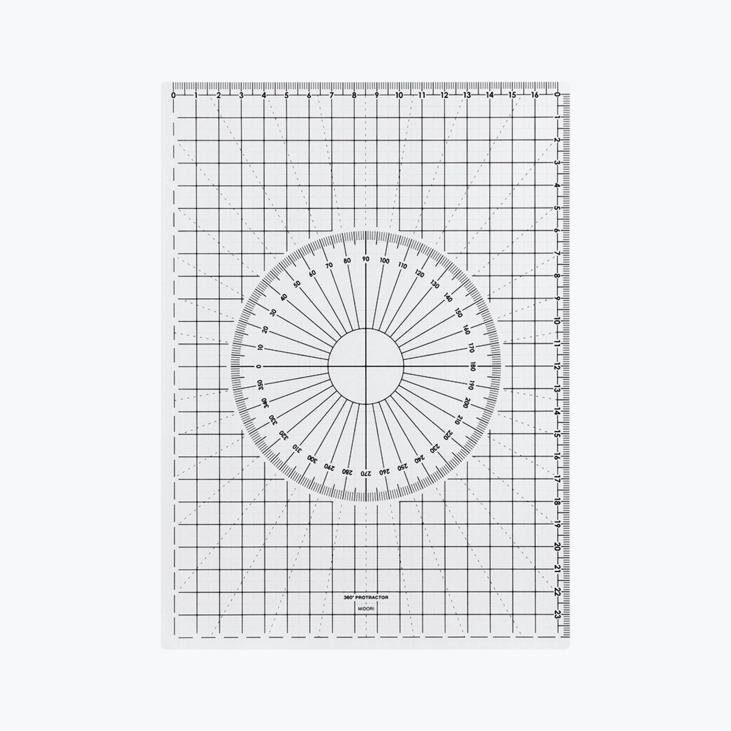 Midori - Pencil Board - B5 - Protractor