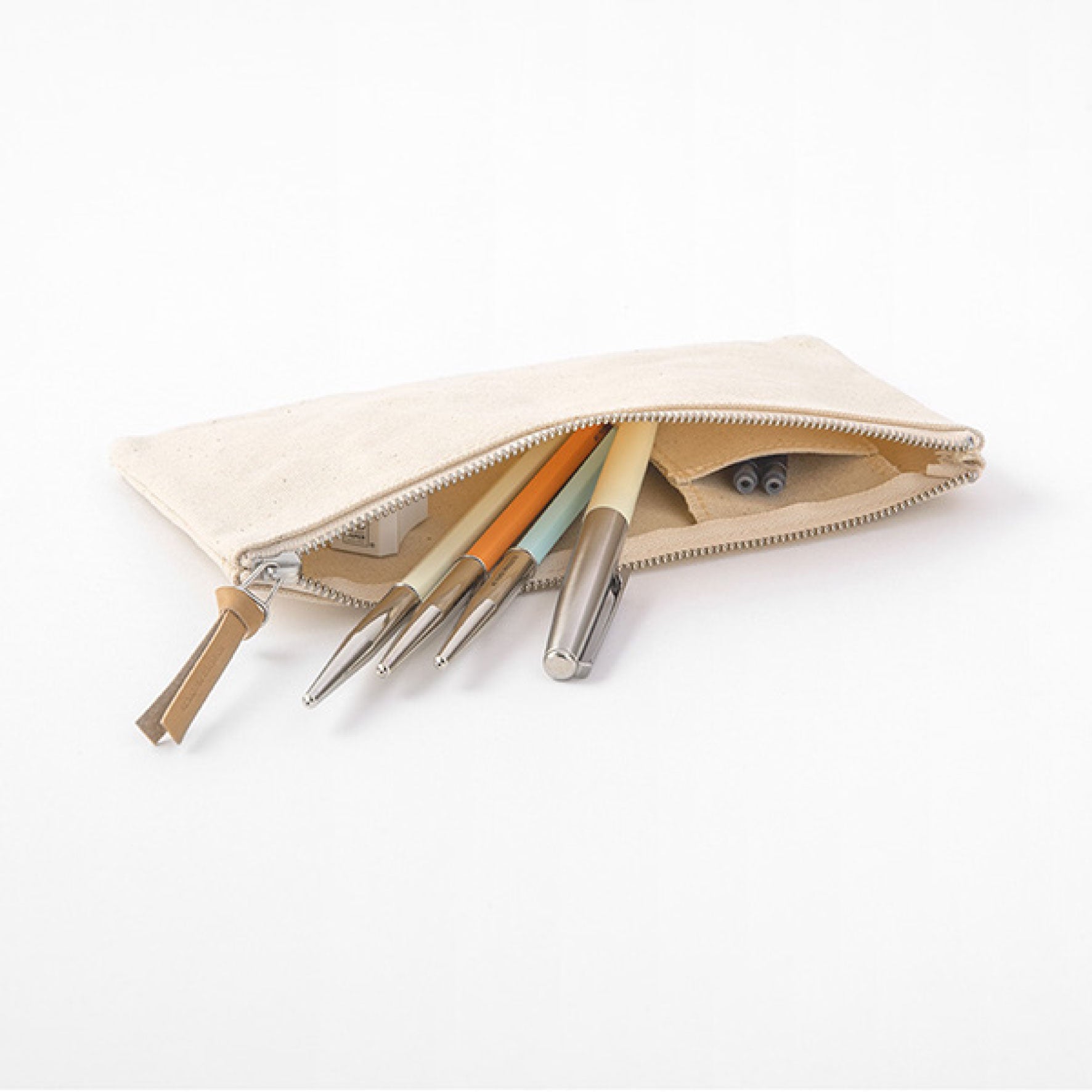 Midori - Pencil Case - Kurashiki Canvas - Flat <Outgoing>
