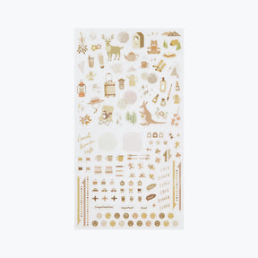 Midori - Planner Sticker - Seal Collection - Beige