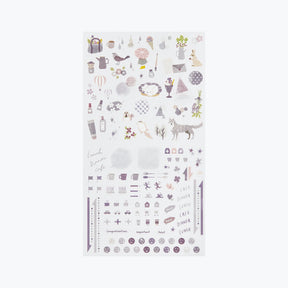 Midori - Planner Sticker - Seal Collection - Lavender