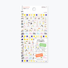 Midori - Planner Sticker - Seal Collection - Yoga