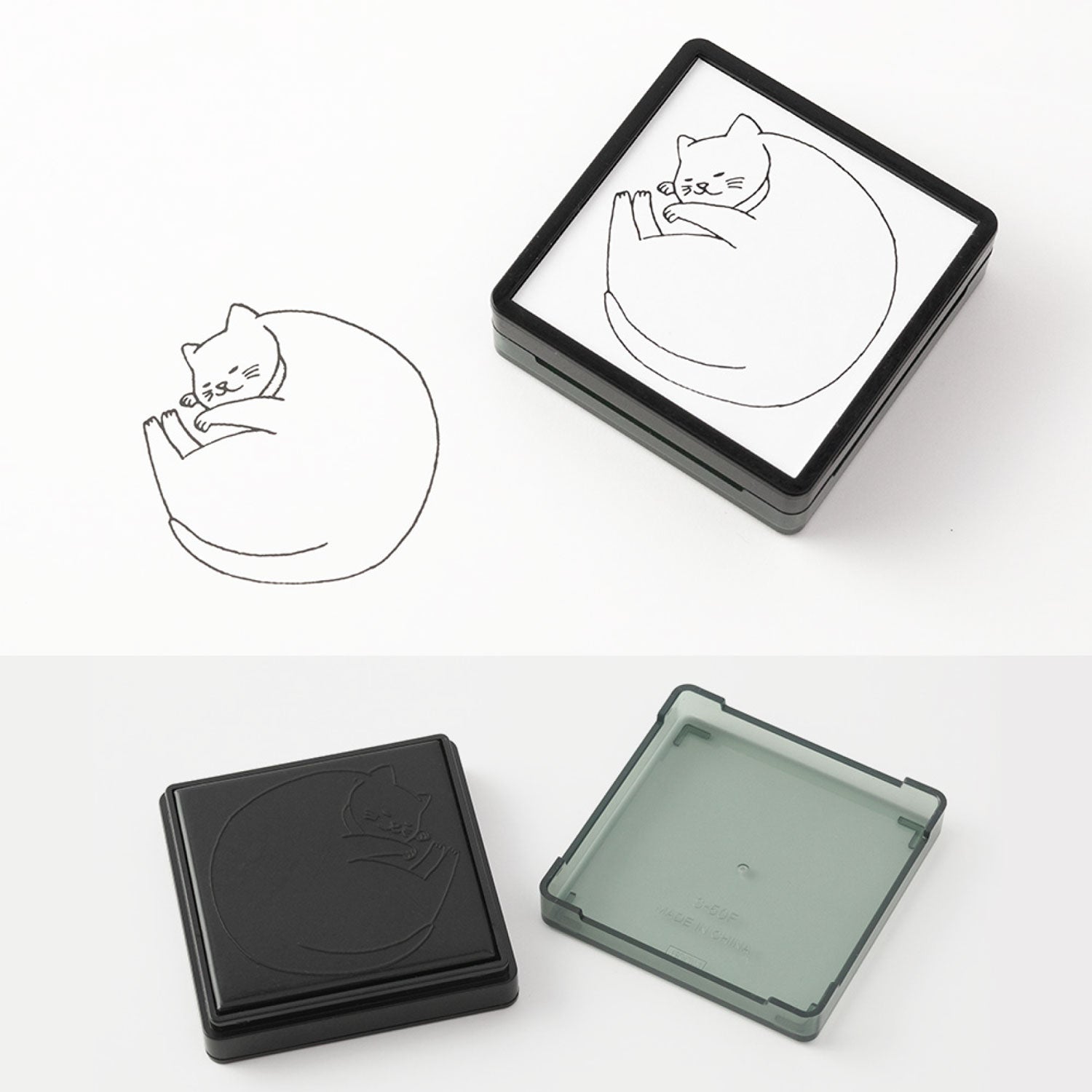 Midori - Stamp - Self-Inking - Cat