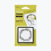 Midori - Stamp - Self-Inking - Wreath