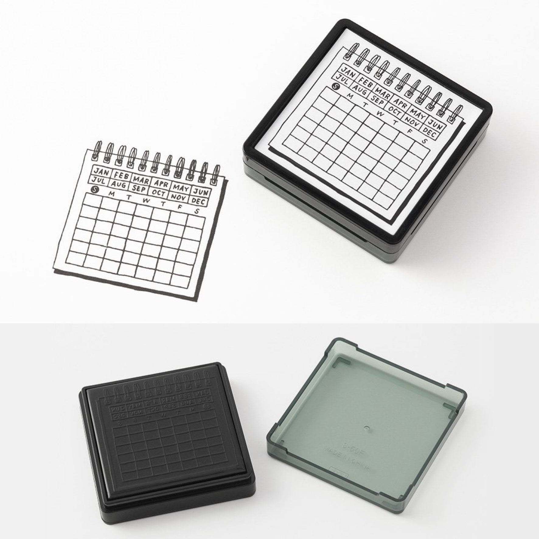 Midori - Stamp - Self-Inking - Calendar